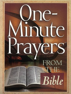 cover image of One-Minute Prayers&#8482; from the Bible